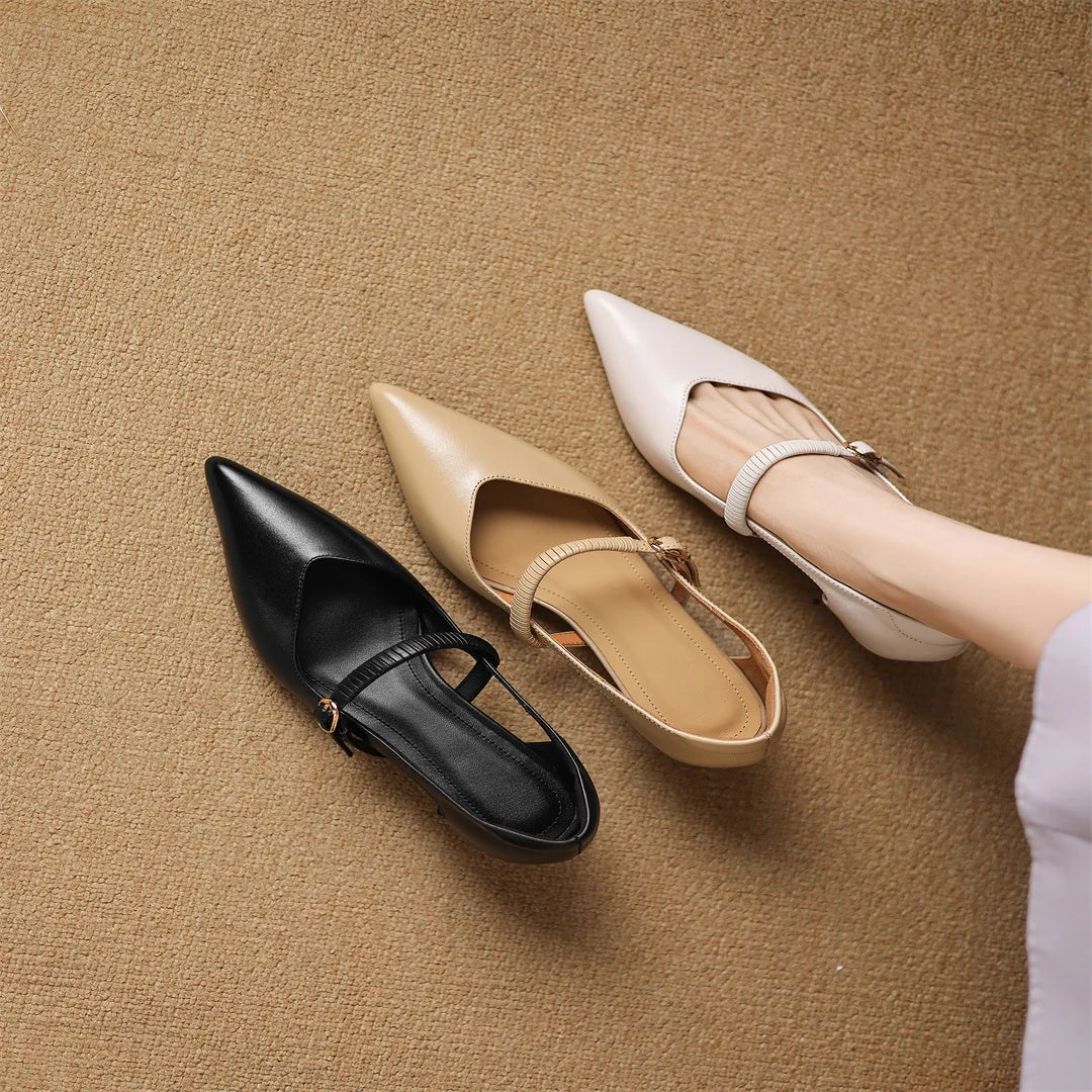 AVANI GENUINE LEATHER HEELS