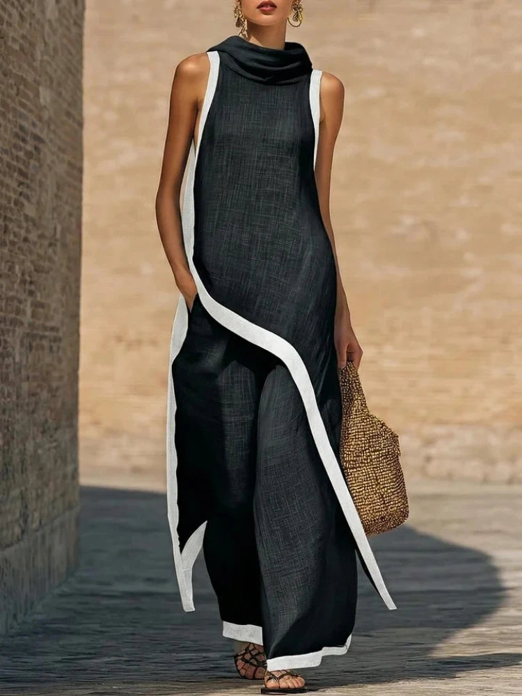Reeve | Color-Block Maxi Dress