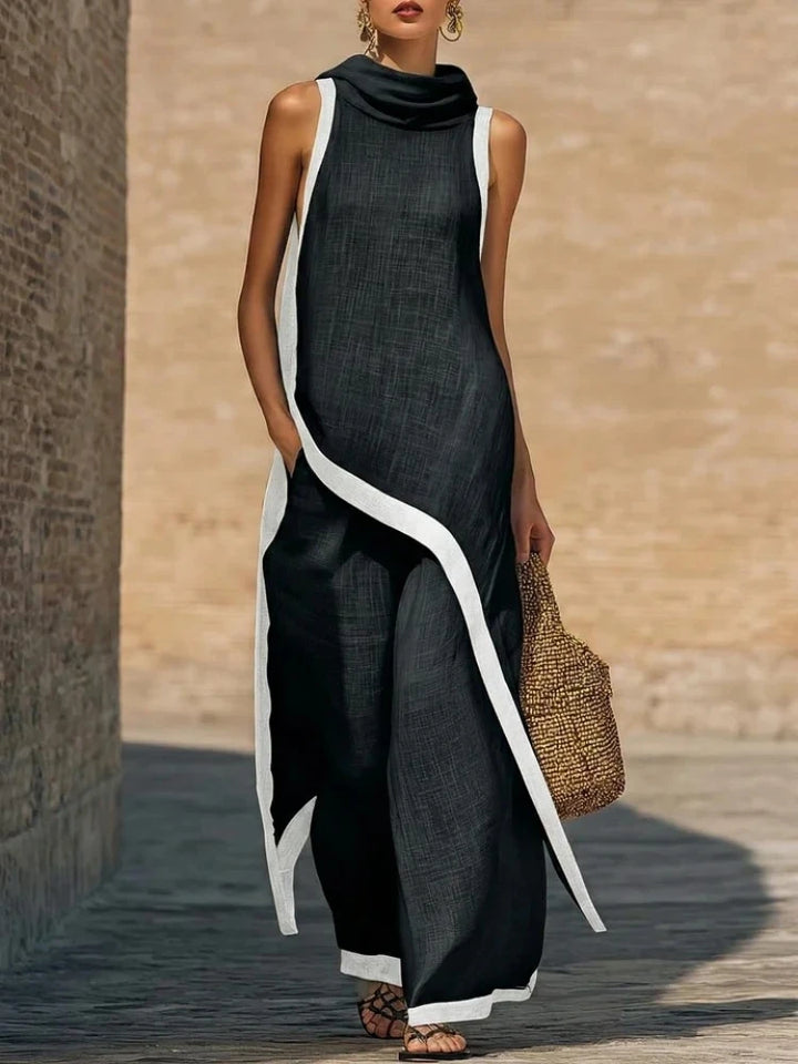 Reeve | Color-Block Maxi Dress