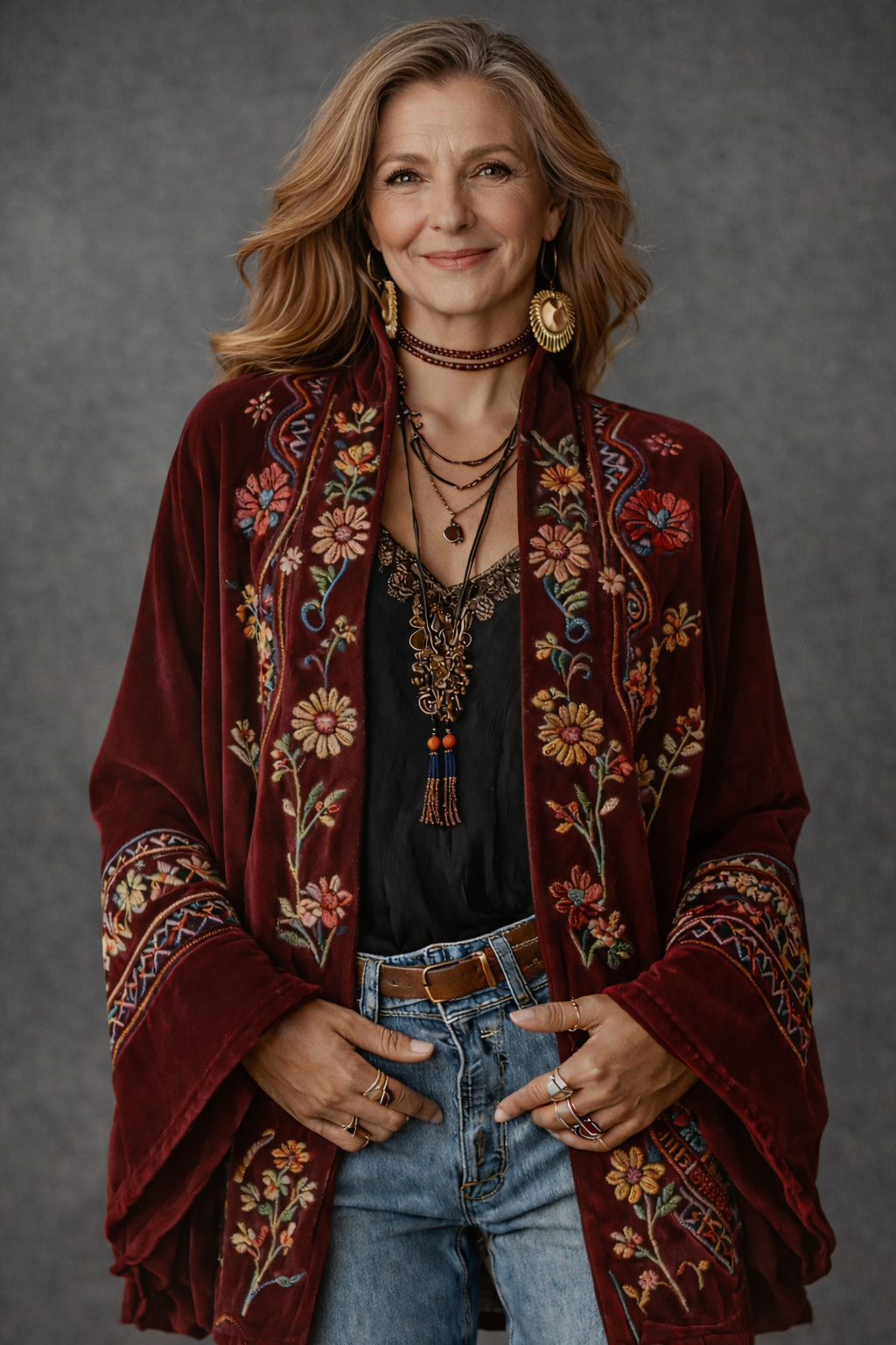 Sedona | Premium Bohemian Embroidered Kimono