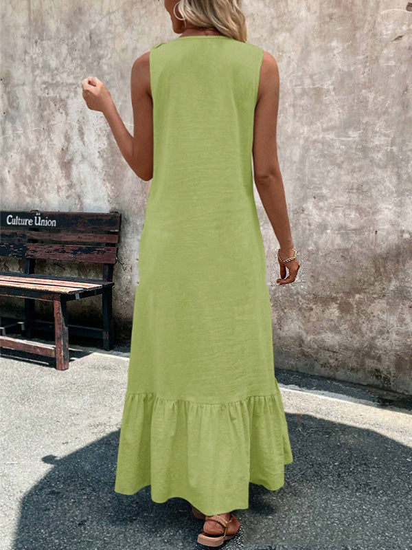 Celeste | Ruffle Maxi Dress