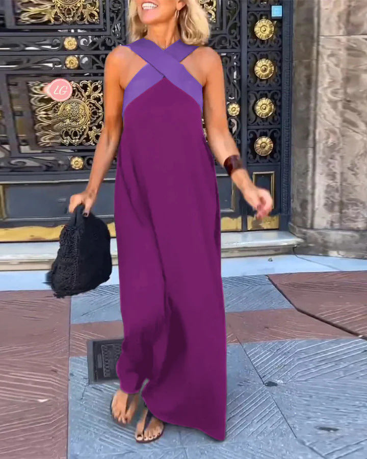 Aimee | Crossed Maxi Dress