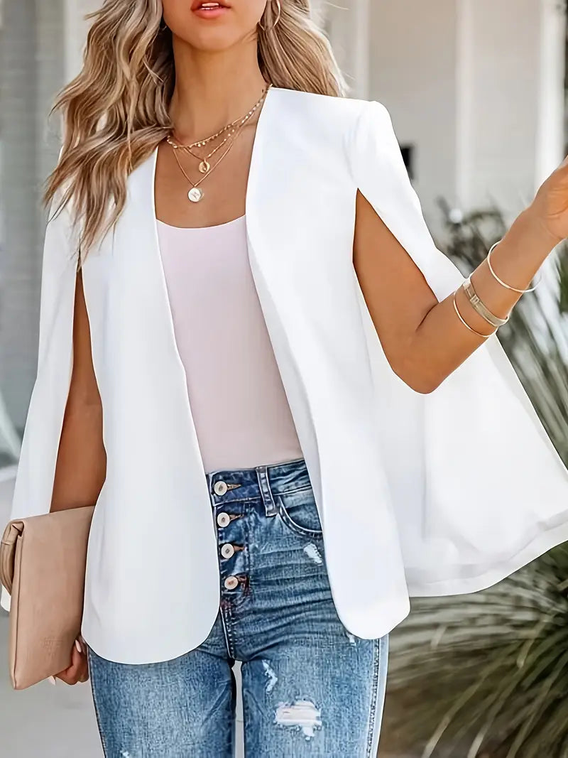Olivia | Chic Cape Sleeve Blazer