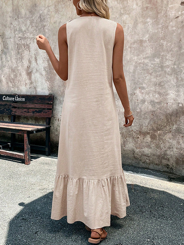 Celeste | Ruffle Maxi Dress