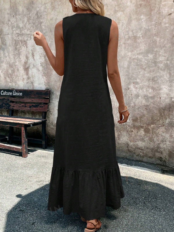 Celeste | Ruffle Maxi Dress