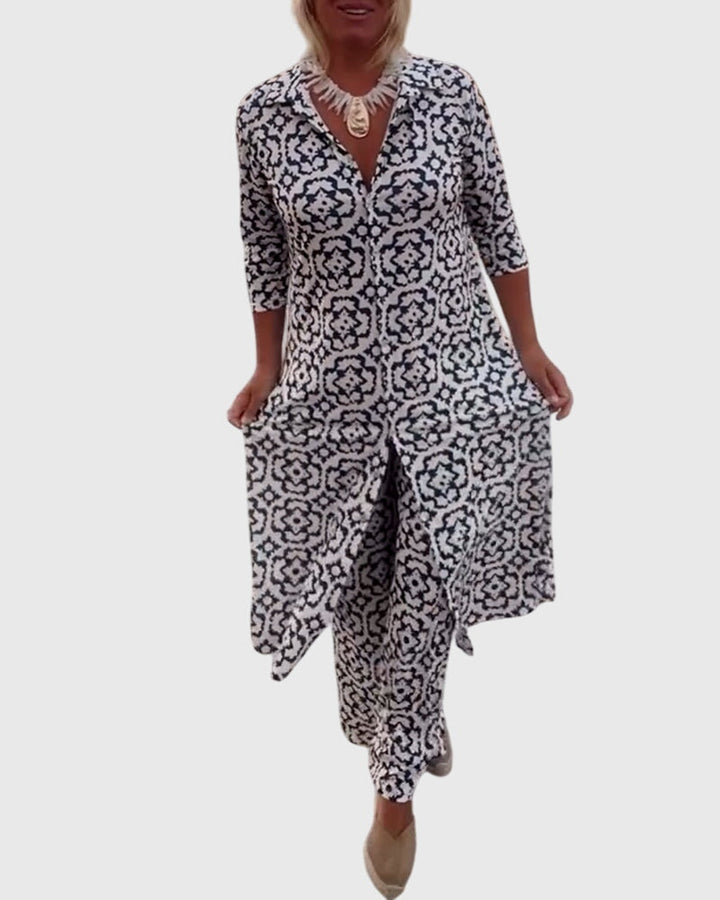 Gabriella™ | Elegant Vintage Two-Piece Set