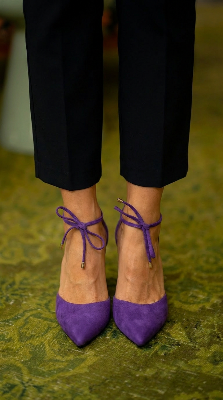 SHORT SHOES WITH ANKLE STRAP