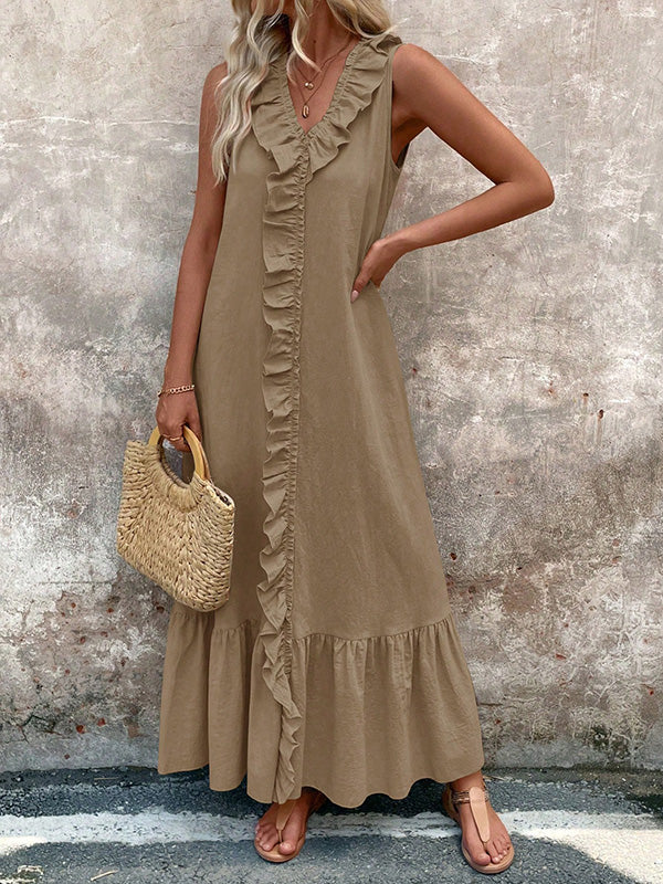 Celeste | Ruffle Maxi Dress
