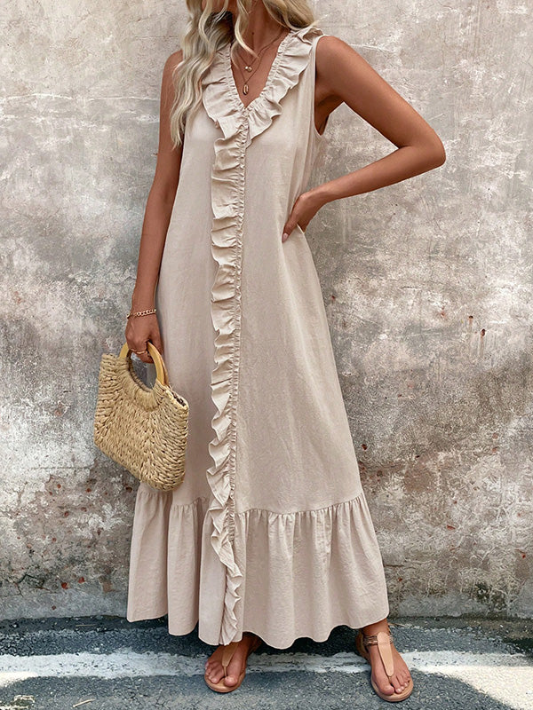 Celeste | Ruffle Maxi Dress