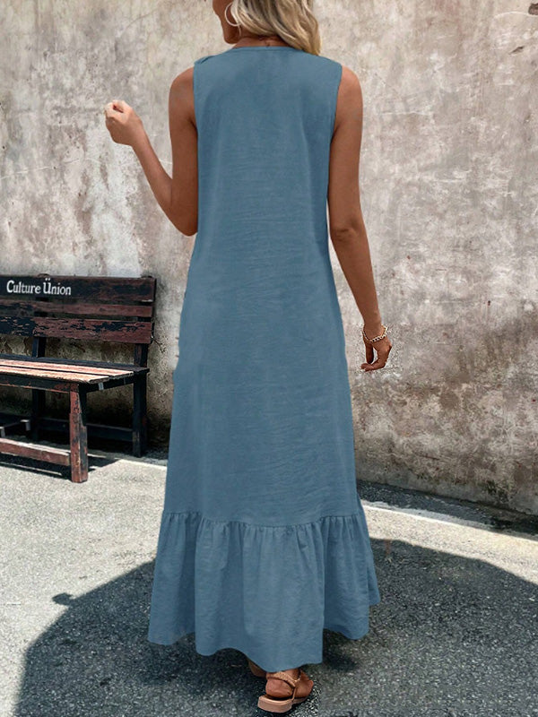 Celeste | Ruffle Maxi Dress