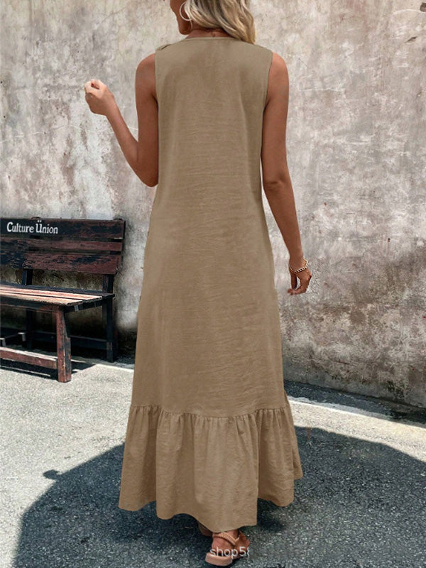 Celeste | Ruffle Maxi Dress