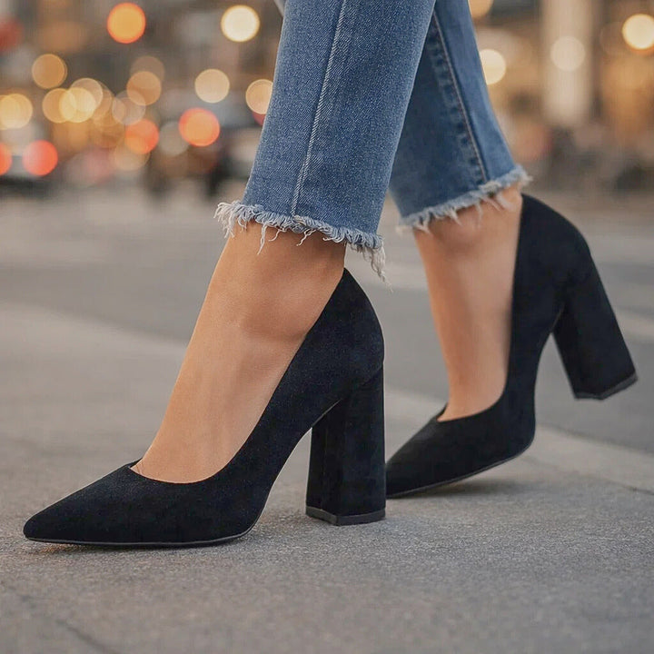 VIVIENNE VELVET HEELS