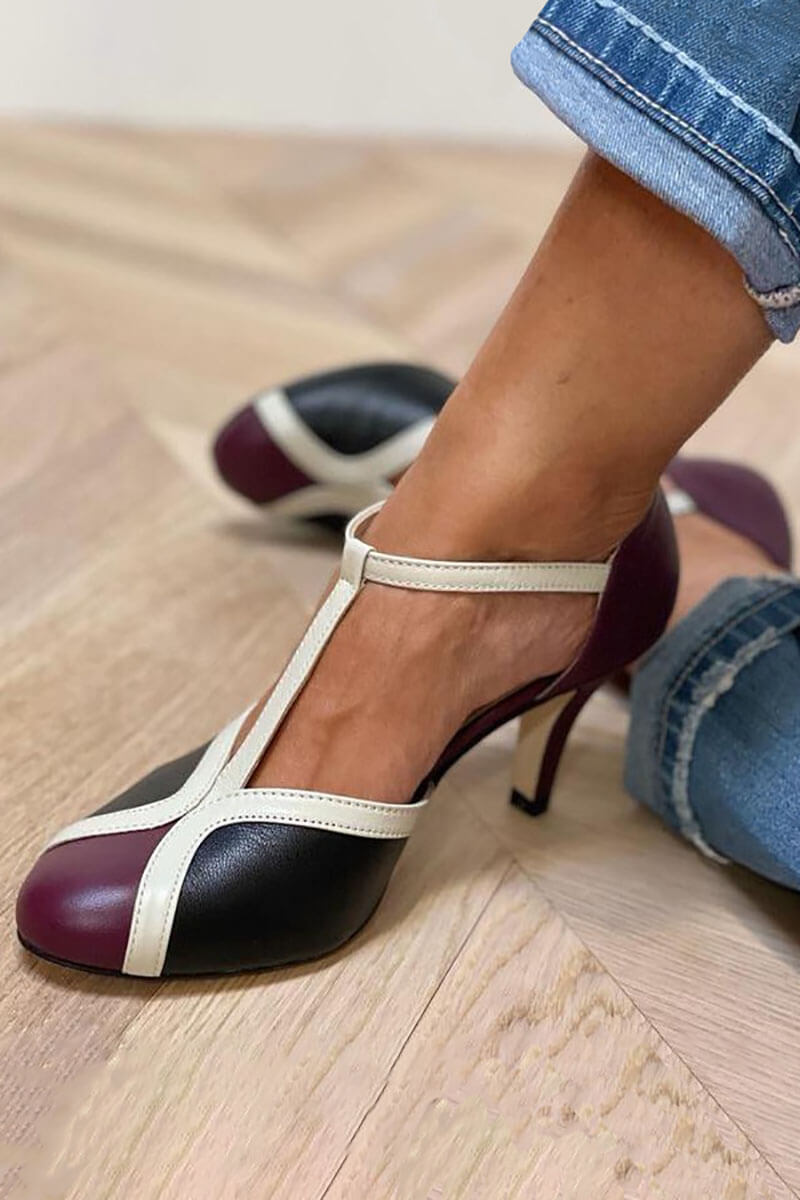 T-STRAP HEELS