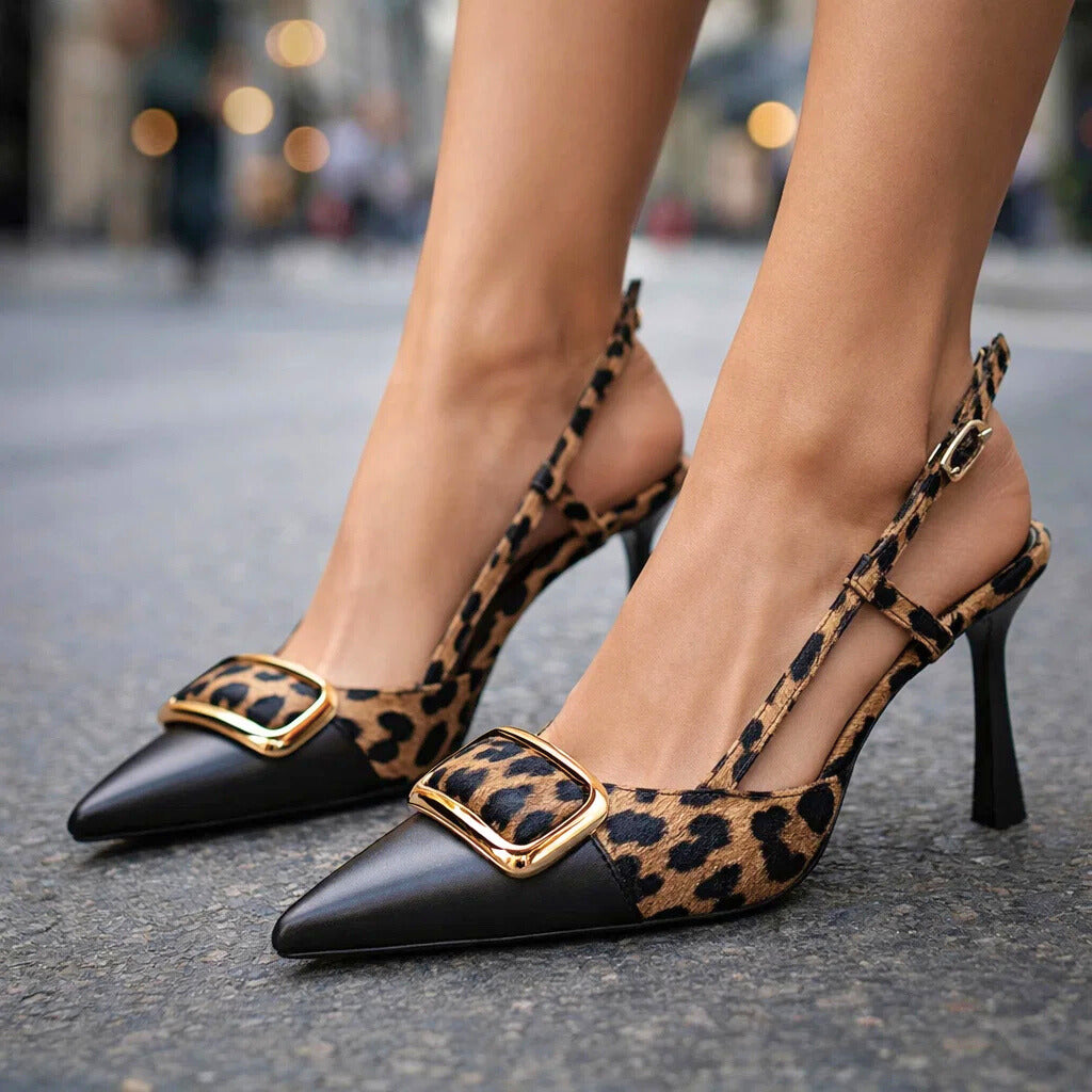 JADA MARIE LEOPARD HEELS