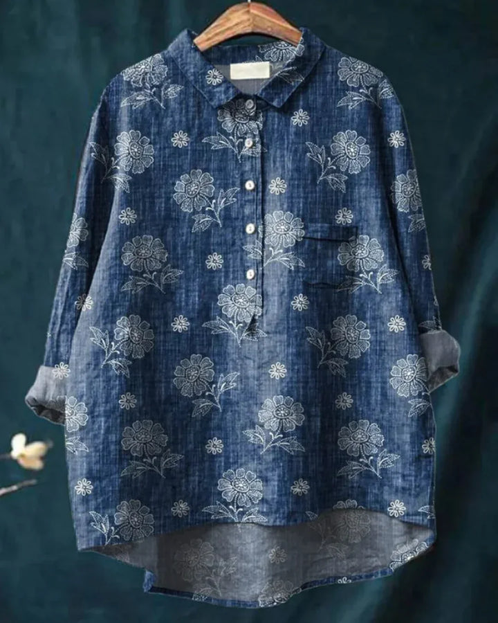 Hannah | Vintage Oversized Button Down Shirt