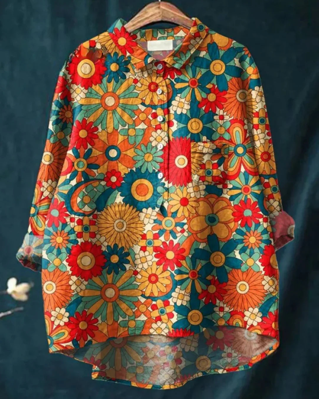 Hannah | Vintage Oversized Button Down Shirt