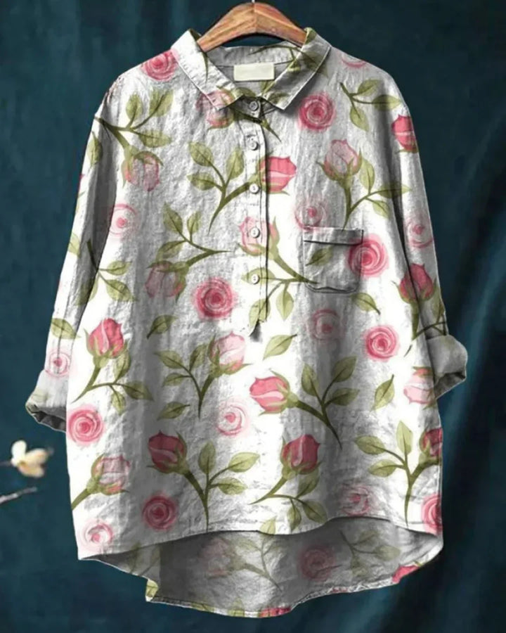 Hannah | Vintage Oversized Button Down Shirt