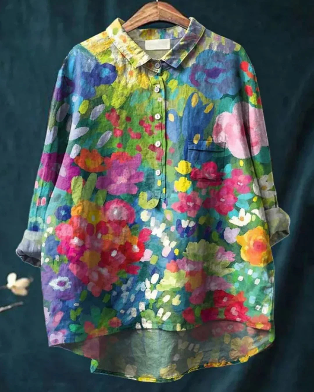 Hannah | Vintage Oversized Button Down Shirt