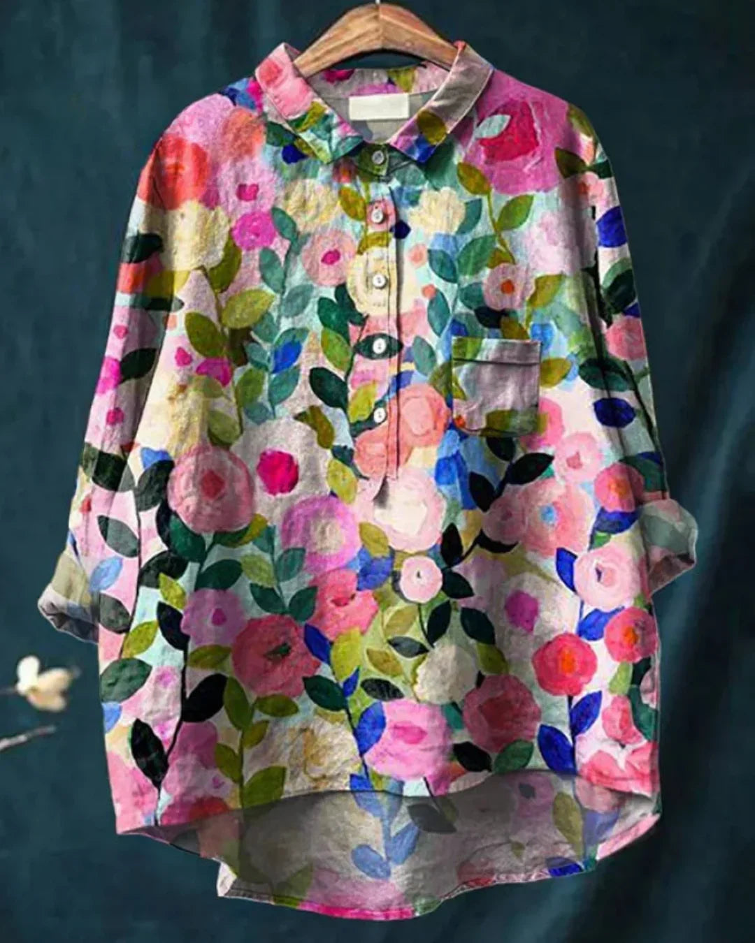 Hannah | Vintage Oversized Button Down Shirt