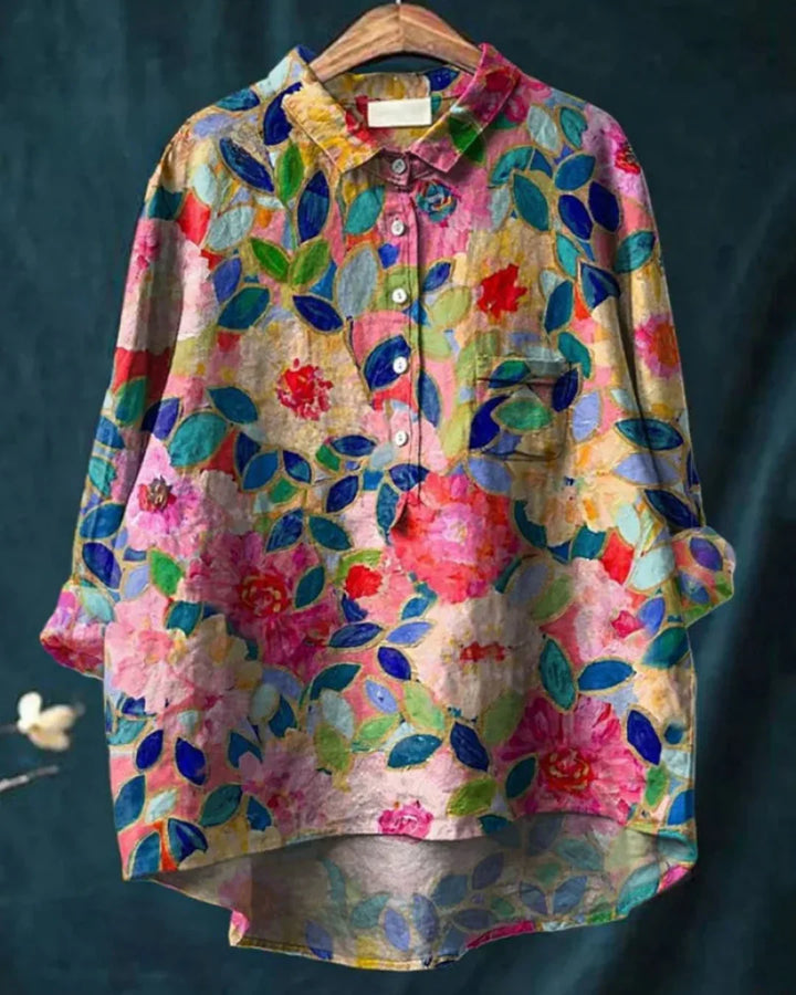 Hannah | Vintage Oversized Button Down Shirt