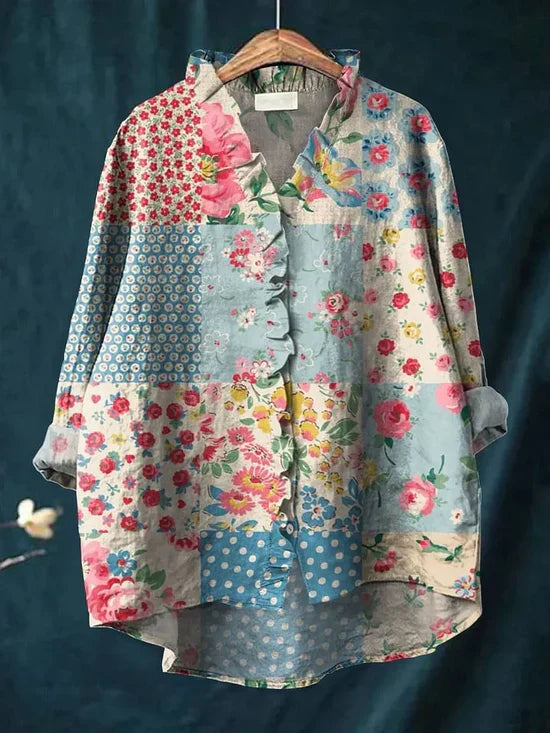 Hannah | Vintage Oversized Button Down Shirt