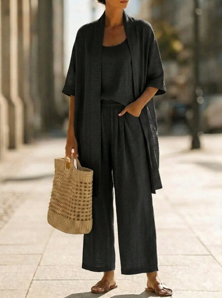 Lightweight Breathable Minimalist and Elegant 3-Piece Set