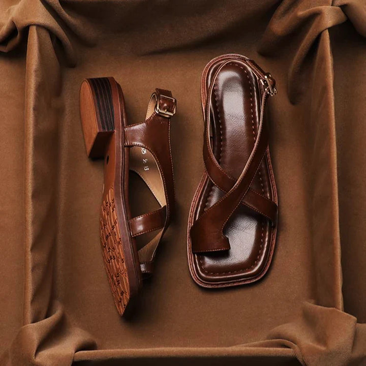 Sienna | Ankle Strap Block Heel Sandals