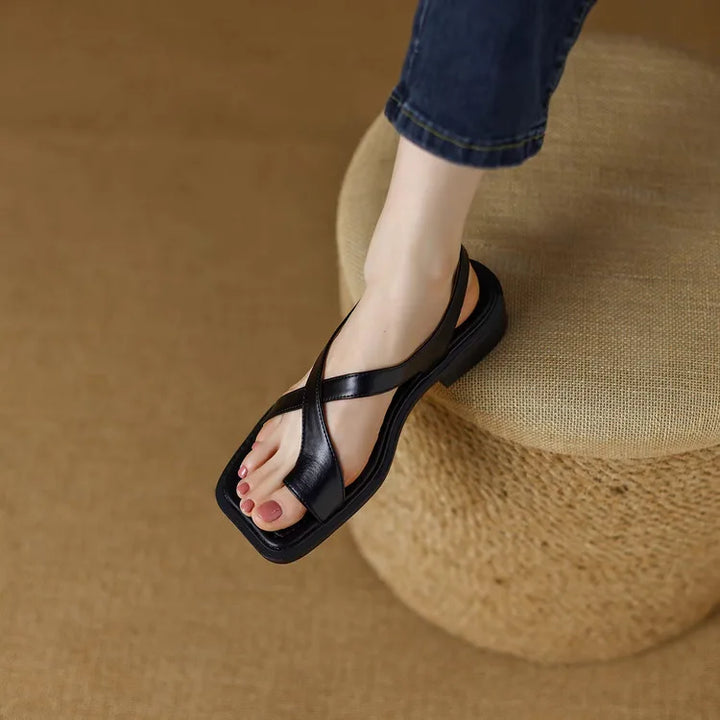 Sienna | Ankle Strap Block Heel Sandals