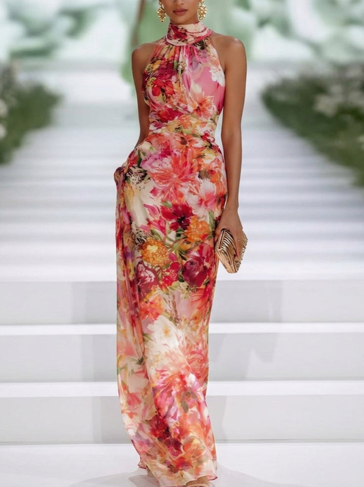 Brianah  | Floral Wedding Guest Dress