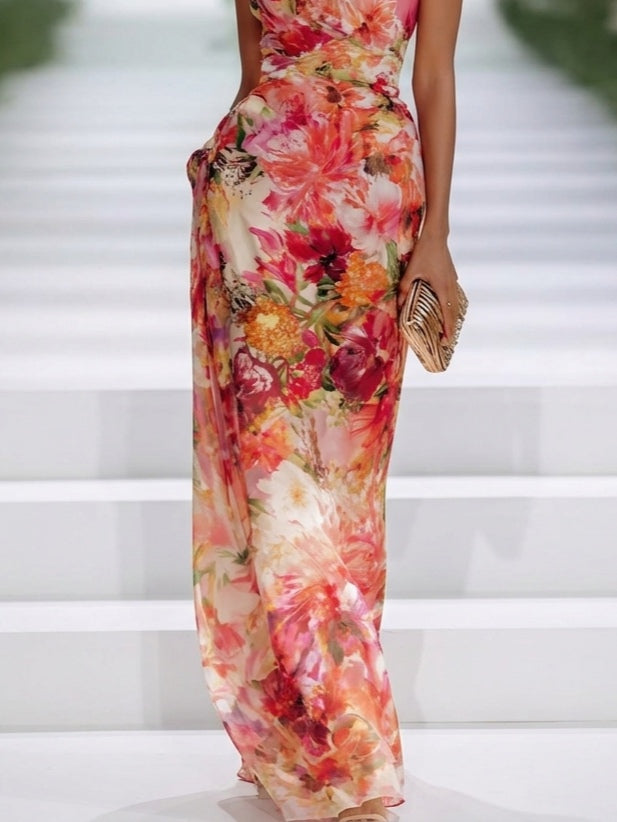 Brianah  | Floral Wedding Guest Dress