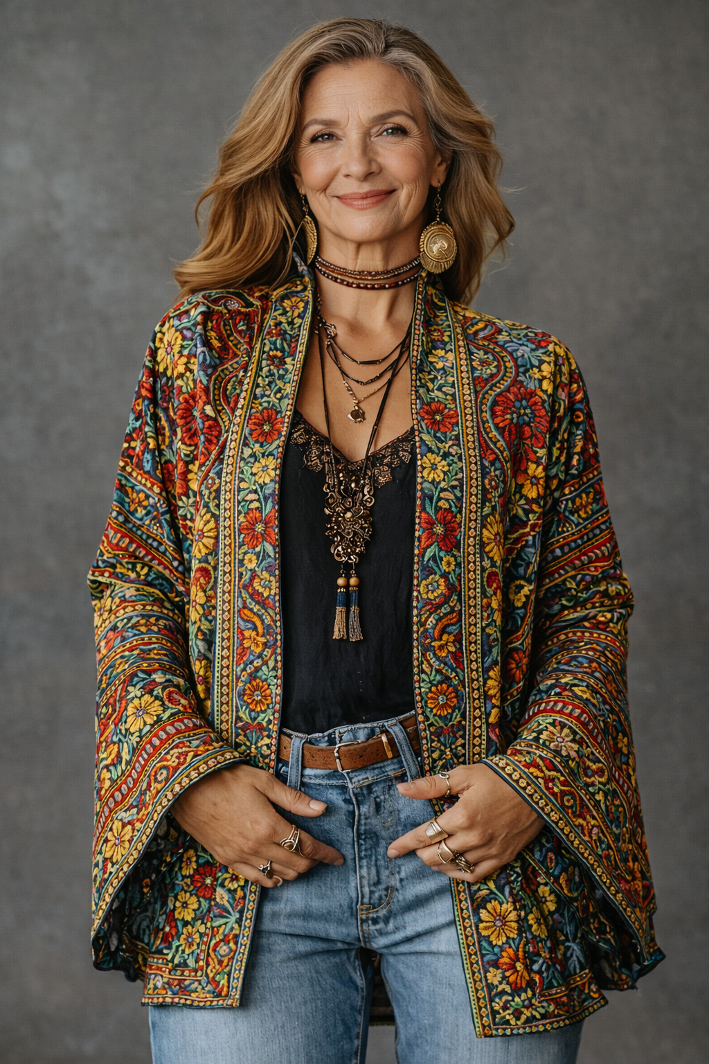 Sedona | Premium Bohemian Embroidered Kimono